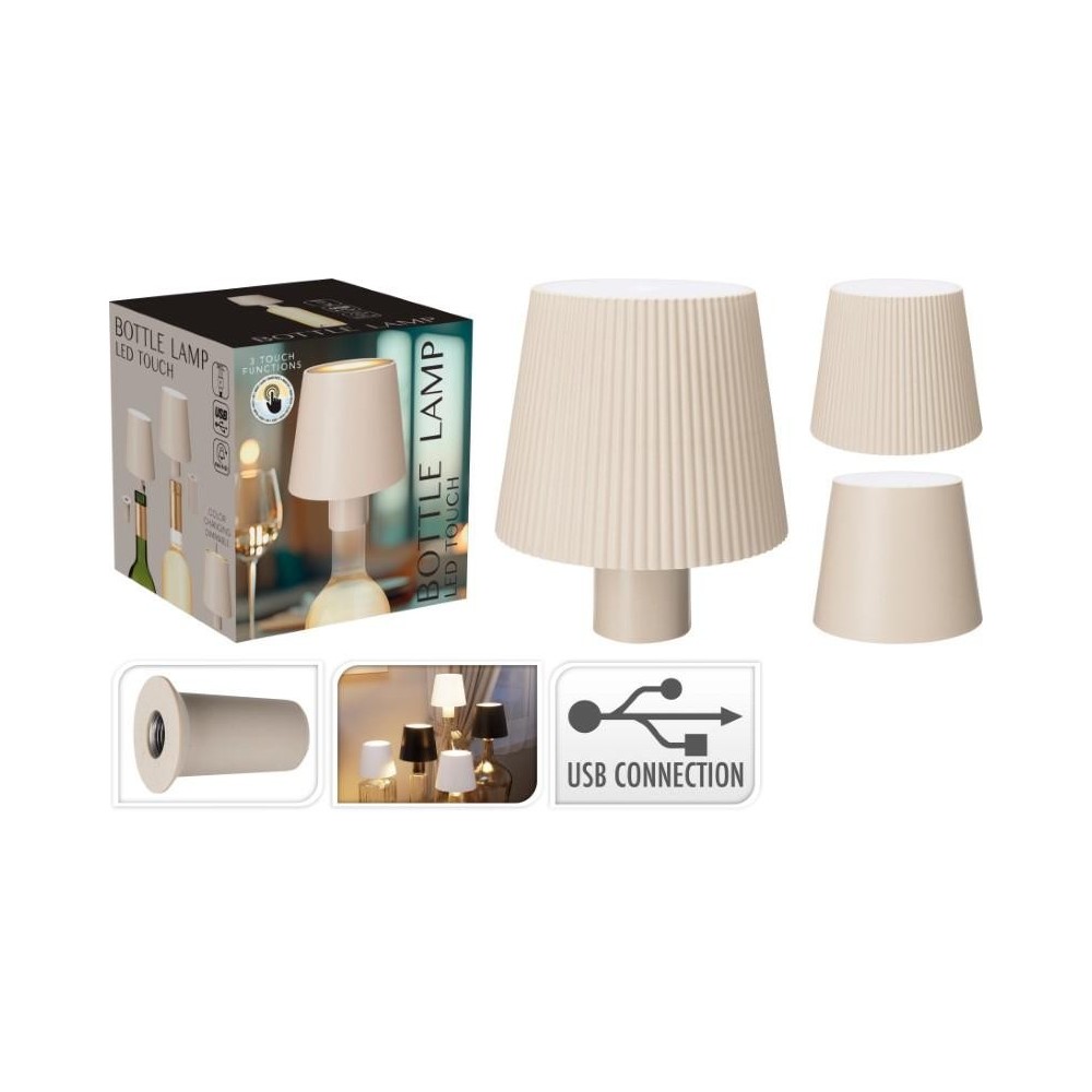 LAMPADA DA BOTTIGLIA 36 LED CREMA